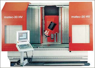 德国matec马泰克机床hv系列5轴动柱式立卧铣车复合加工中